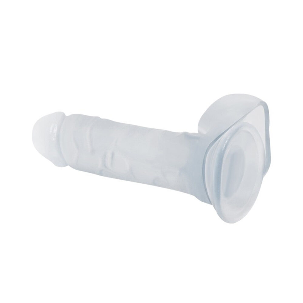 Dildo Realista Transparente 19,5 cm - Imagen 3