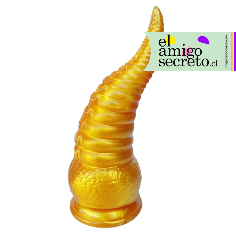 Dildo Tentáculo Hiper Texturado – Color Dorado - Imagen 2