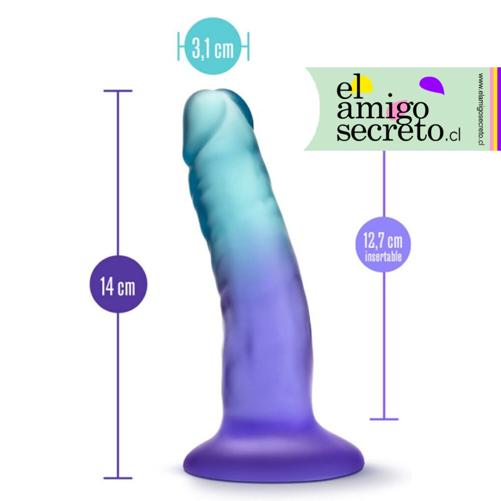 🌈 Morning Dew - Dildo Multicolor 14 cm 🌈 - Imagen 3