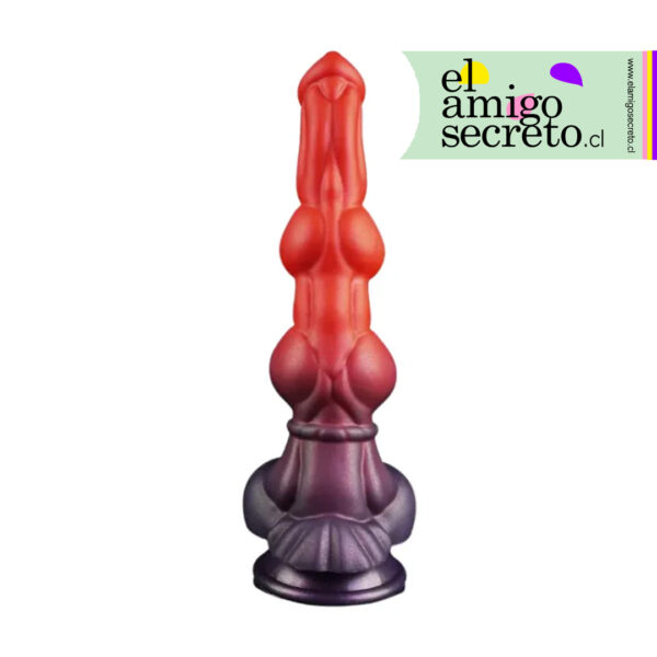 Dildo Xerberox: Triple Nivel de Relieve y Expansión Máxima (26,5 cm)