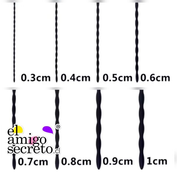 ​🛡️ Pack de Dilatadores Uretrales de Silicona (4 Unidades)