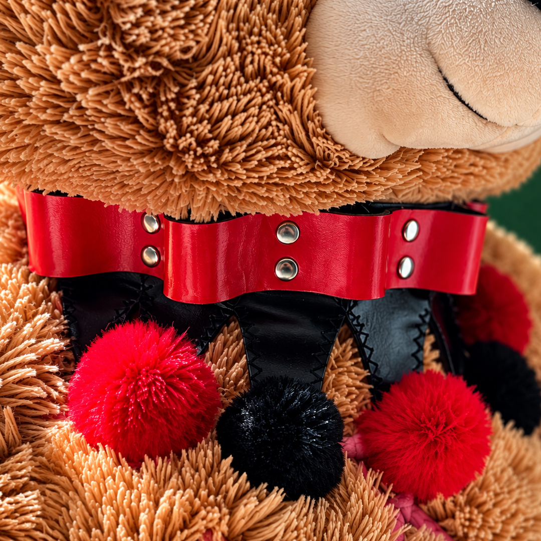 Choker Bufón Rojo / Negro - Imagen 3